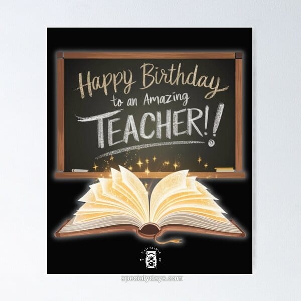 Happy Birthday Teacher Wishes