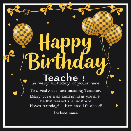 heartfelt birthday wishes for teachers!