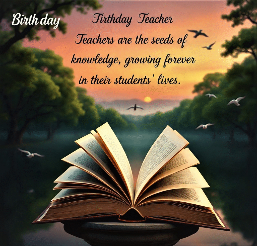 birthday wishes for teacher